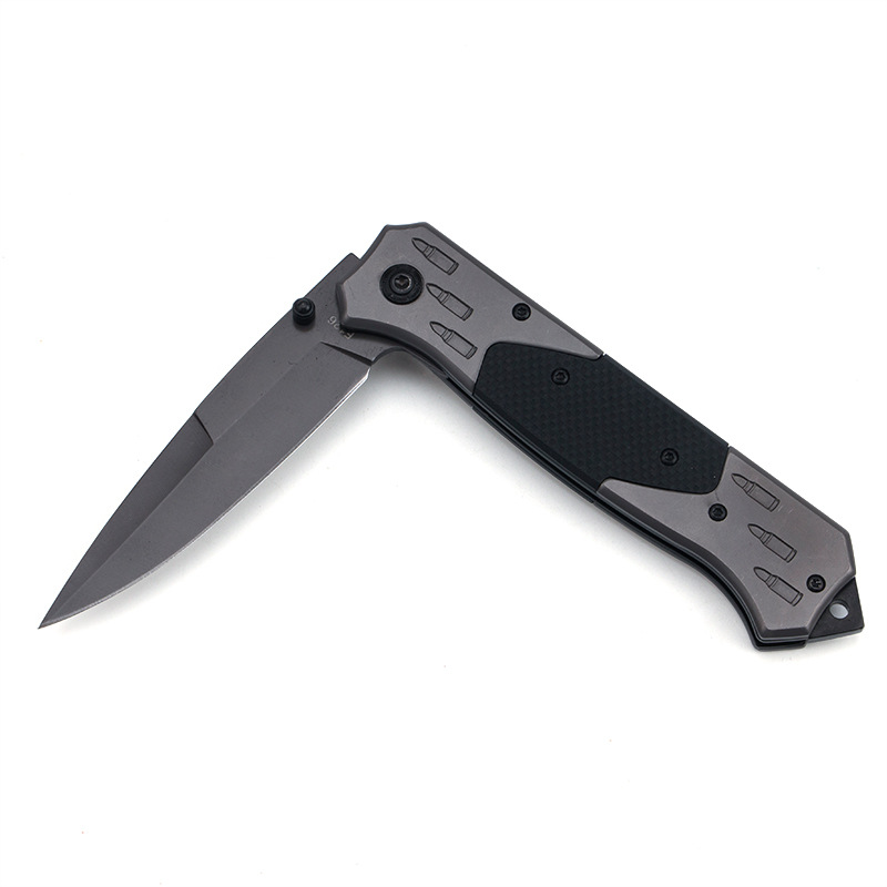 Outdoor folding knife, high-hardness survival fruit knife, portable knife, sharp self-defense knife, folding knife details Picture