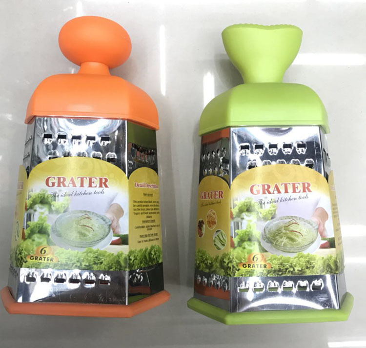 8 inch color round ball Ingot six faceted planer multi-functional vegetable planer full figure