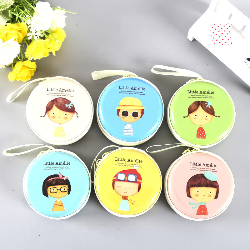 卡通马口铁零/迷你拉链耳机/精美硬币钥匙细节图