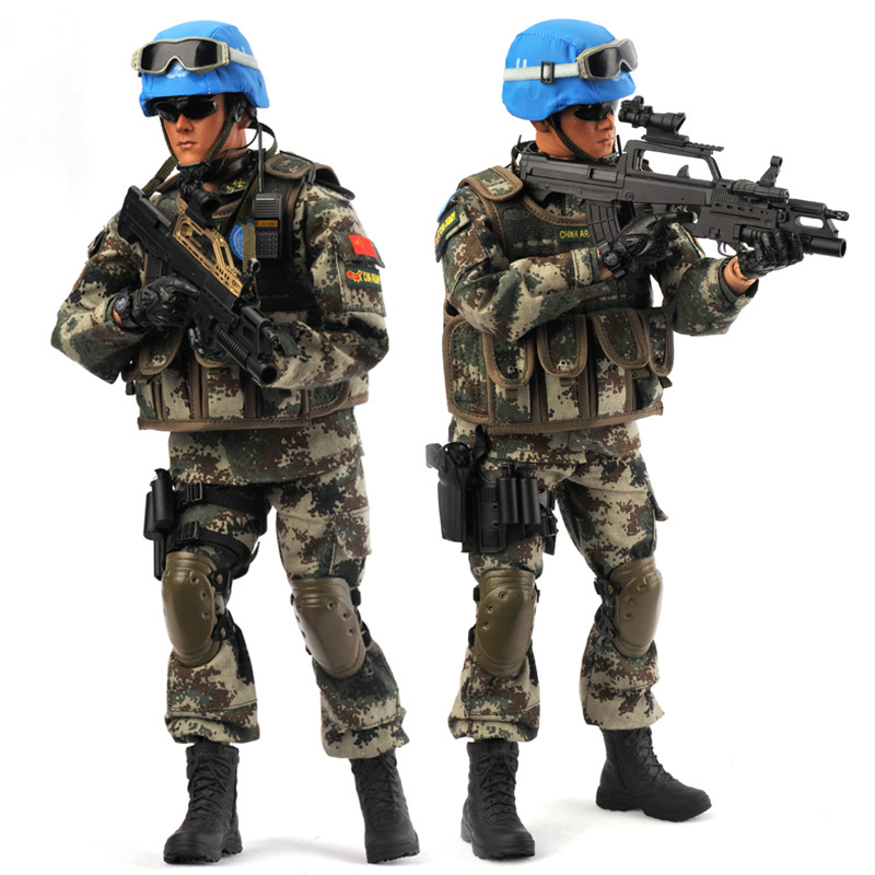 PATTIZ厂家直销KADHOBBY中国维和部队和平使命1/6可动兵人模型详情图5