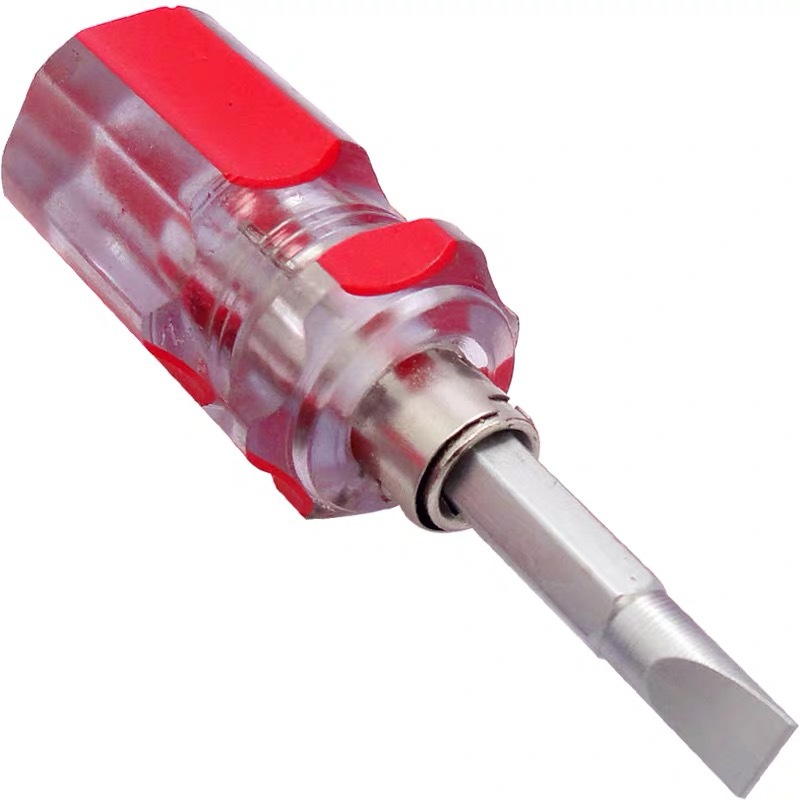 The manufacturer supplies small radish head screwdrivers, cross-head dual-purpose screwdrivers for wholesale at two-yuan stores details Picture