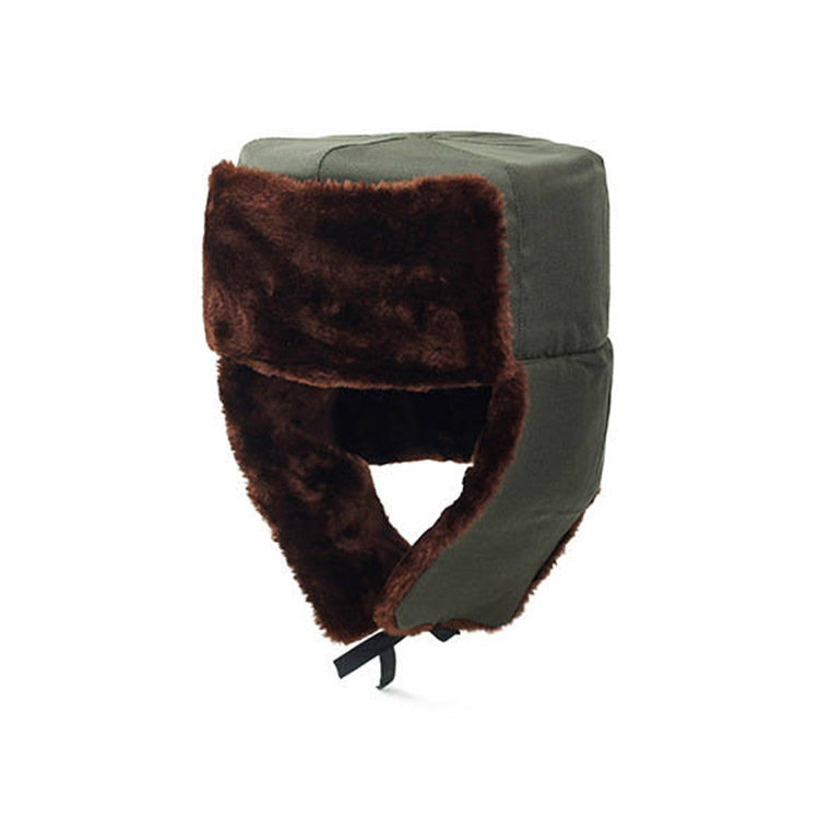 New Middle-Aged And Elderly Lei Feng Hat Warm Old Man Cotton Hat Men Winter Old Man Hat Leather Hat Old Lei Feng Item Picture