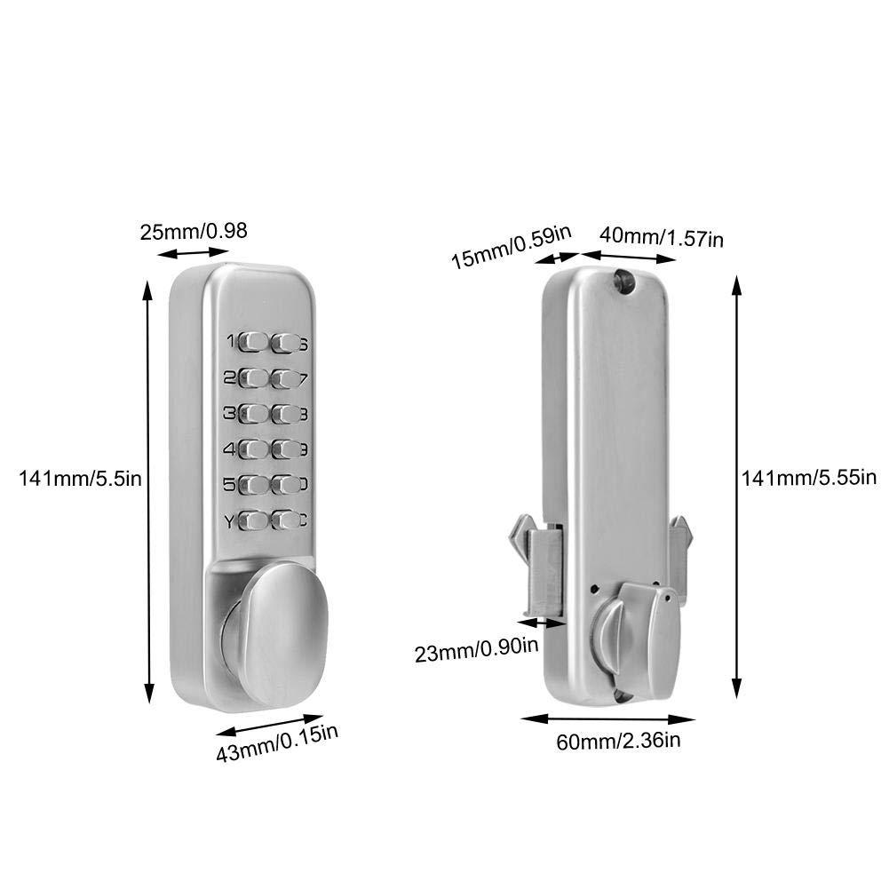 Direct sales of waterproof mechanical combination locks, door locks, wooden doors, office and household room doors, outdoor combination locks from the barb manufacturer Item Picture