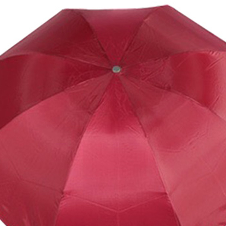 Red Leaf Genuine 319 Silver Rubber Umbrella Three Fold Umbrella Silver Tape Rain Umbrella Advertising Umbrella Can Print Logo Spot Specification drawing