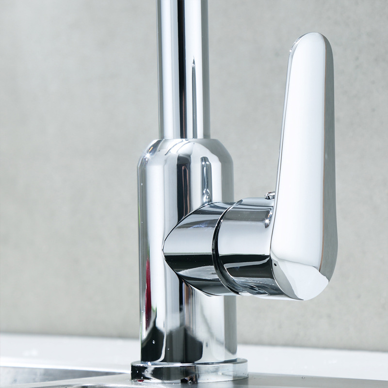 Guangtouqiang Kitchen Faucet, cold and hot stainless steel electroplated sink faucet, cold and hot water heating hardware wholesale manufacturer Specification image