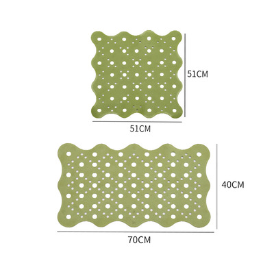 Bathroom Non-Slip Mat Healthy And Odor-Free Tpe Shower Mat Strong Non-Slip Non-Stick Wool Floor Mat For Hotel Families