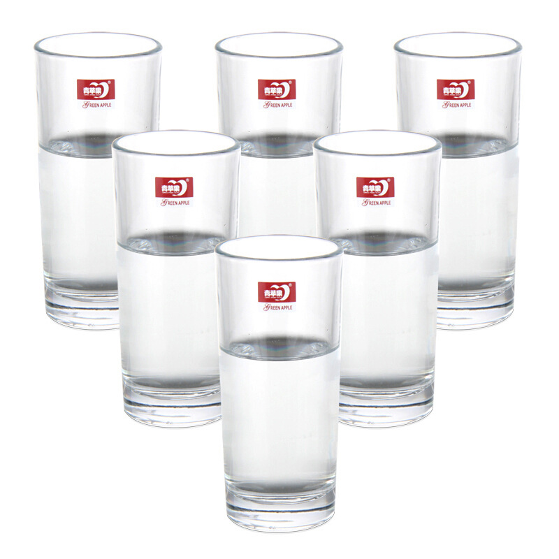 耐热透明玻璃白底实物图