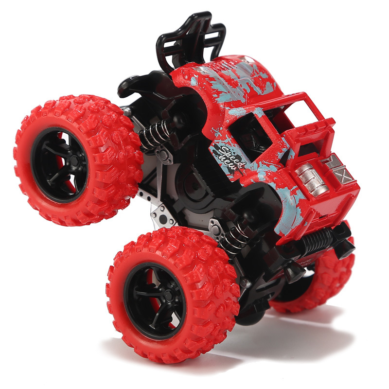 Baby Toys Baby Children Four-Wheel Drive Inertial Stunt Off-Road Vehicle Model Boy Toy Car Stall Wholesale Item Picture