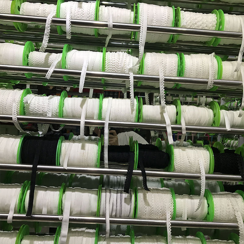 Manufacturers Spot A Variety Of Types Of Edge Elastic Elastic Nylon Edge Color Down Jacket Lining Application Scenario