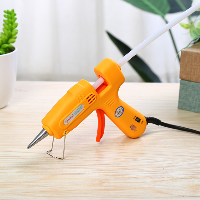 15W/25W dual-speed glue gun, household low-power hand tool hot melt glue gun in stock, wholesale glue stick gluing machine details Picture