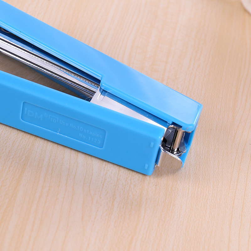 Factory stapler, student office supplies, small and durable stapler, 10-pin, labor-saving stapler manufacturer Specification image