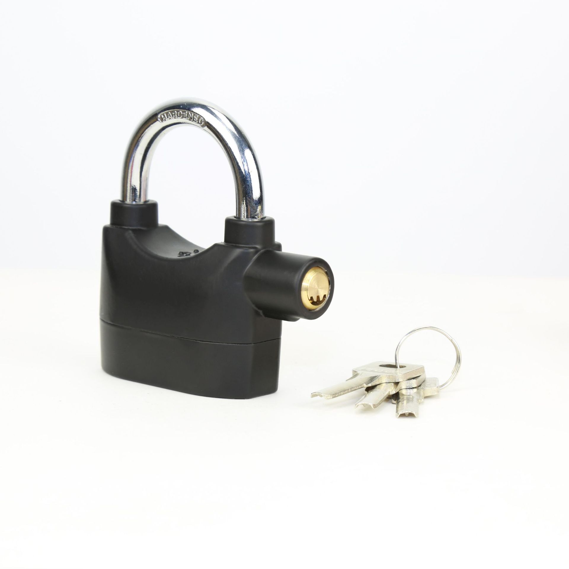 Aluminum Alloy Anti-Theft High Decibel Alarm Padlock Genuine 110Alarm Bicycle Motorcycle Lock Manufacturers Direct Supply details Picture