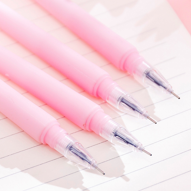 South Korea Creative Beautiful Cherry Blossom Neutral Pen Small Fresh And Lovely Flower Pen Student Exam Writing Signature Pen Pen Application Scenario