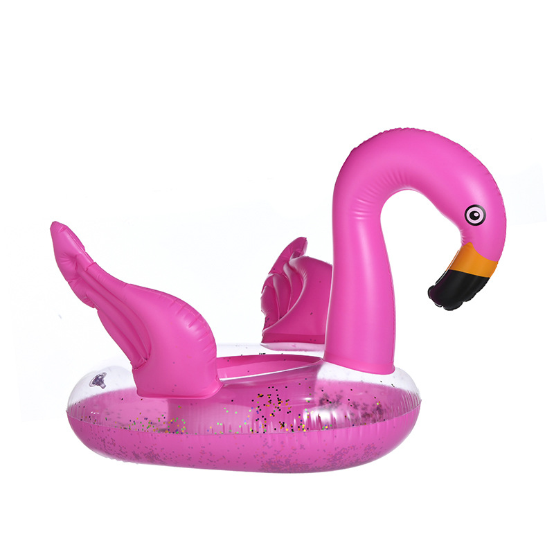 创意新款儿童救生圈 水上充气游泳圈玩具 动物火焰鸟充气泳圈批发