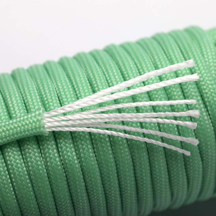 4Mm 7-Core Umbrella Rope Round Auxiliary Rope Outdoor Camping Tent Drawstring Bundling Rope 279 Color Spot 30 Meters A Bundle Item Picture