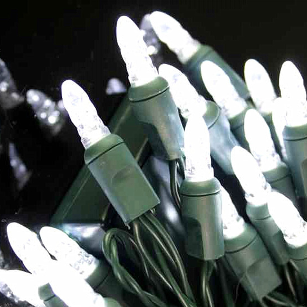 110V holiday light string, American-standard beer injection style holiday decoration, Christmas colorful ice lollies, UL standard light string color lights details Picture
