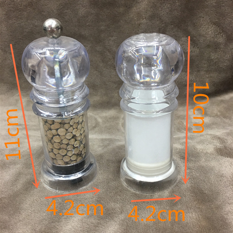 Peppercorns Grinder Peppercorns Powder Bottle Manual Grinding Household Seasoning Bottle Jar Peppercorns Grinding Two Sets details Picture