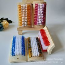 Large wiper brush bamboo brush thick bamboo wiper brush color strip brush shoes brush 1 yuan two yuan wholesale
