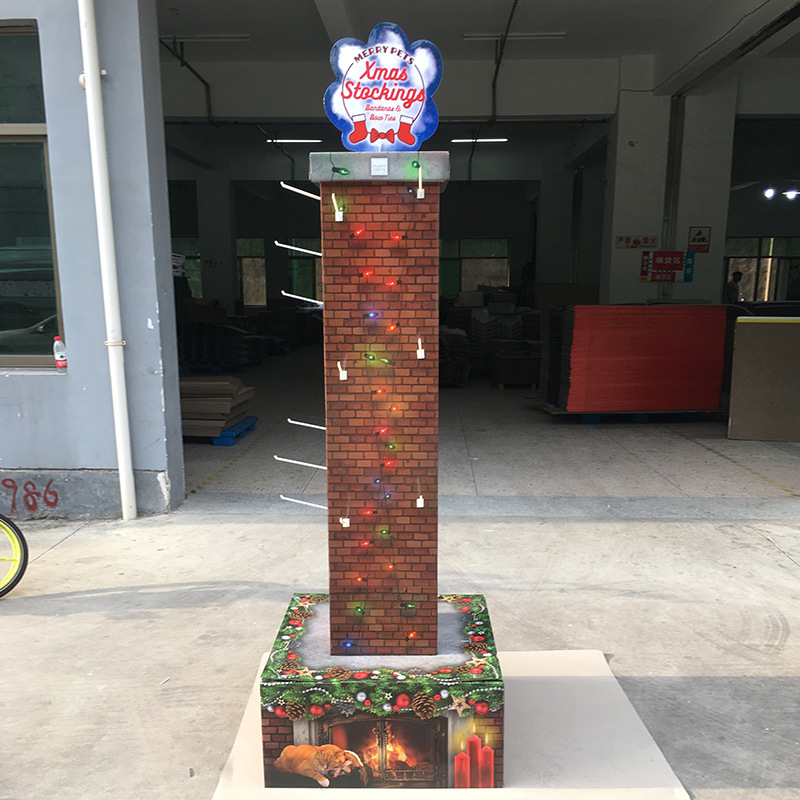 Manufacturers directly for Christmas stocking shelves marketing printing display shelves Christmas assembly display supplies Halloween Specification drawing