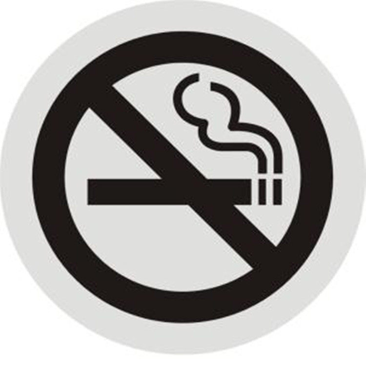 厂家直销不锈钢禁止吸烟提示牌请勿吸烟标志牌禁烟标识牌详情图1