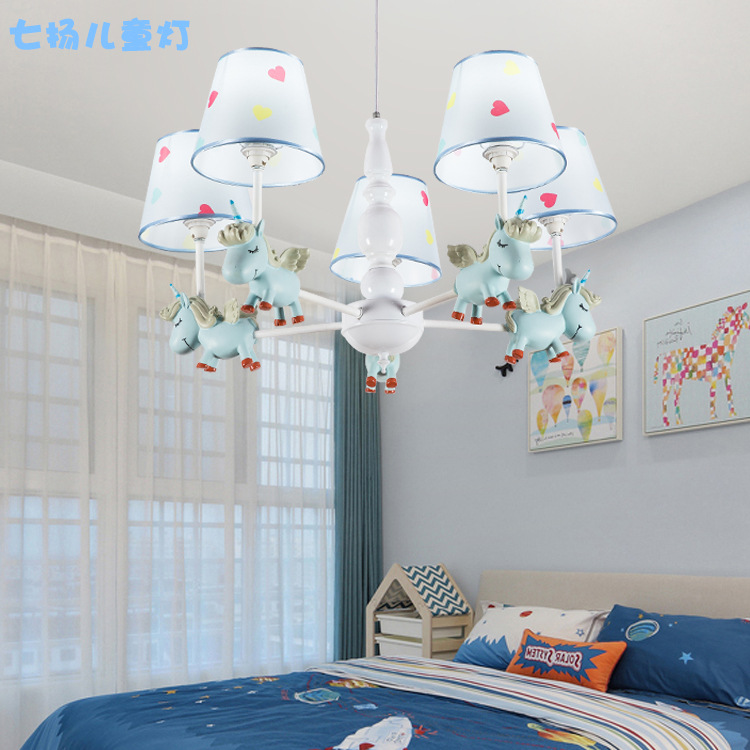 Creative children's chandelier Bedroom aisle kindergarten creative children's chandelier Modern simple creative children's chandelier