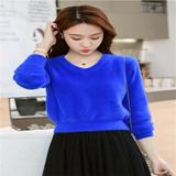 2025春秋冬时尚新款欧美蝙蝠衫宽松大码毛衣针织衫系带开衫毛领女详情11