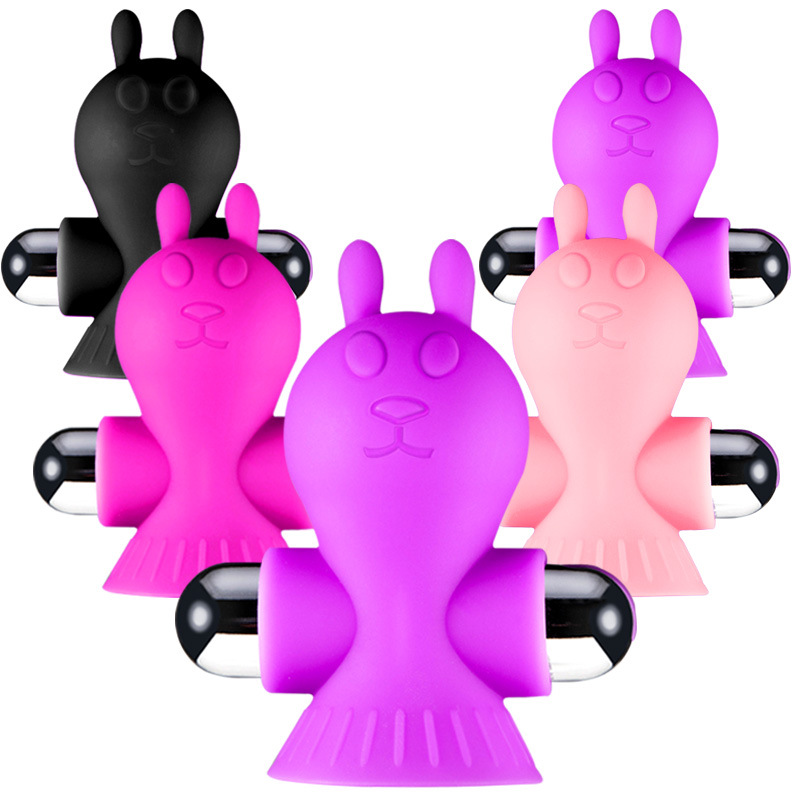 New foreign trade product for women: 10-frequency vibrating chest massager, skin-friendly silicone stimulating vibrator details Picture