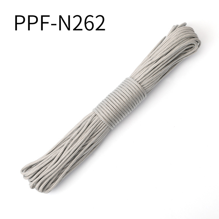 4Mm 7-Core Umbrella Rope Round Auxiliary Rope Outdoor Camping Tent Drawstring Bundling Rope 279 Color Spot 30 Meters A Bundle Application Scenario
