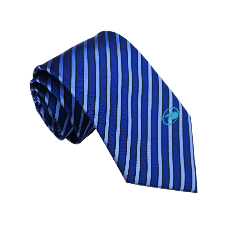 Tie custom LOGO Guangzhou enterprise bank insurance professional uniform twill jacquard tie custom