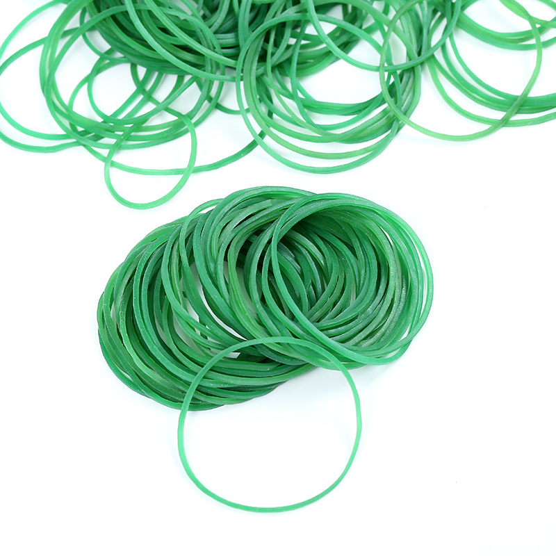 Free Shipping 50*1.4 Green Factory Direct Sales Vietnam Original Rubber Band Rubber Ring Cow Leather Band Environmental Protection Specification drawing