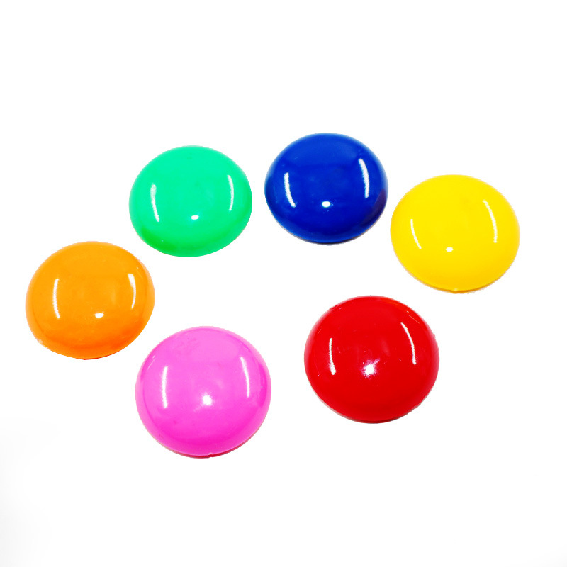 Yongyi 3012 Magnetic Nail 12 Pieces Of Round White Board Magnetic Beads 3Cm Color Magnetic Buckle Medium Magnetic Particle Specification drawing
