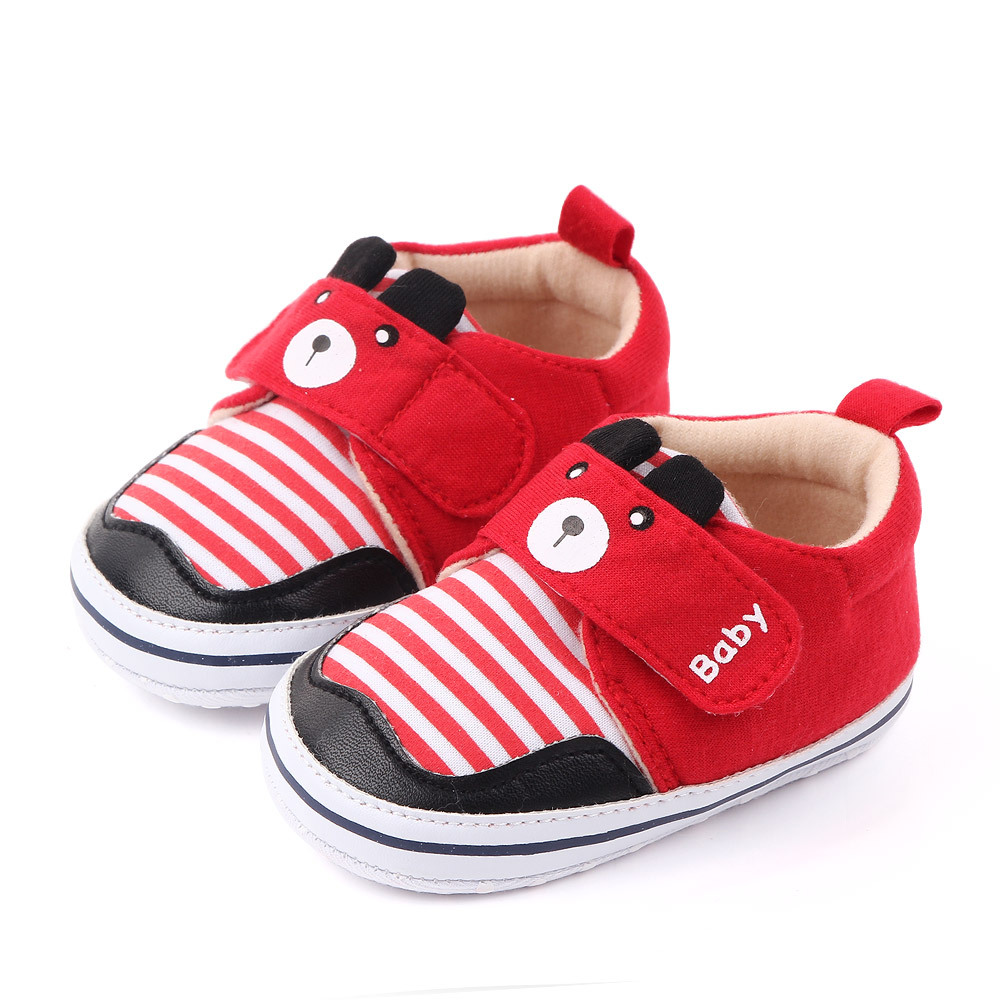 Spring and Autumn four-season baby shoes for 0-12 months - anti-slip soft-soled Velcro baby walking shoes 2212 Specification image