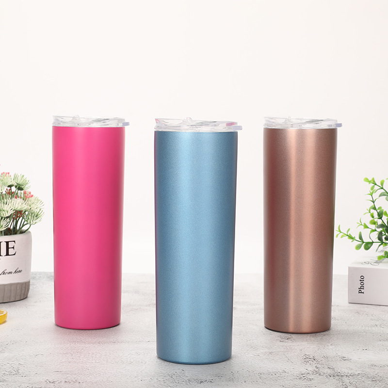 20oz stainless steel insulated cold straight cup Coffee cup straw cup car water cup Application Scenario