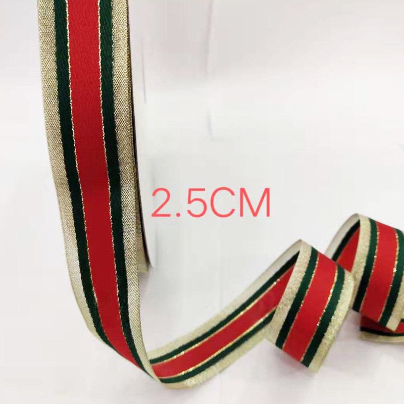 服饰家纺辅料/彩色服装花边/三色涤纶织带细节图