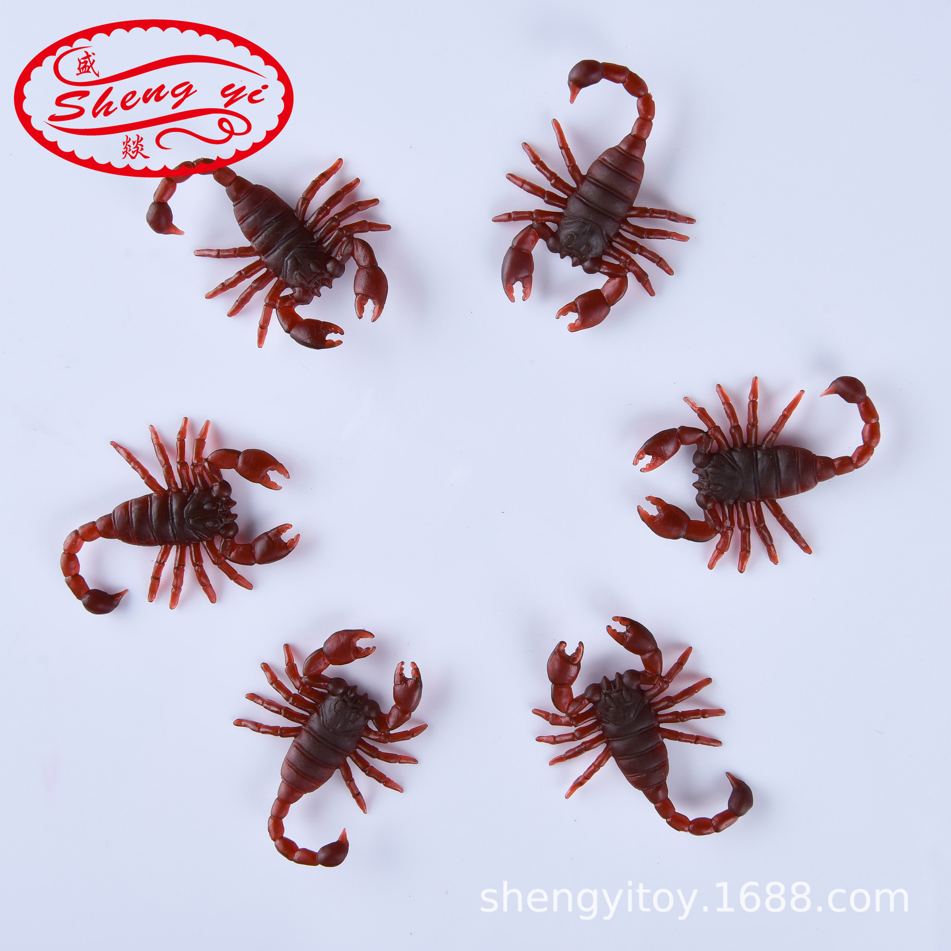 [Cross-border] Halloween decoration props simulation scorpion 5*3.7cm April Fool's Day prank environmental toys thumbnail