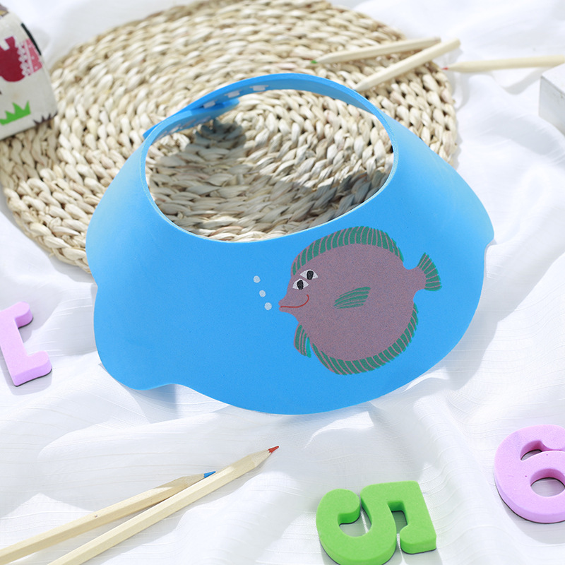 Hair wash hat New Bream baby wash hat with ear protection Children's shower cap Adjustable baby wash cap Waterproof cap details Picture