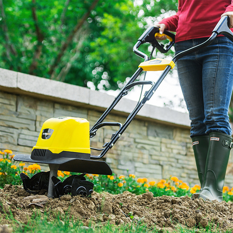 电动小型松土 翻土旋耕犁地机家用花园菜地大棚果园
