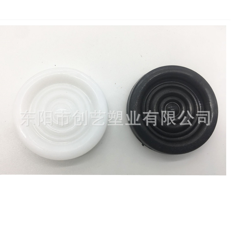 Supply 3.3Cm Plastic Chess Black And White Chess Five Rounds Front And Back Chess Checkers Item Picture
