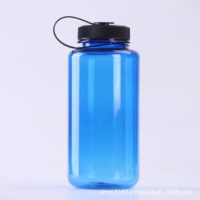 1000毫升塑料广口瓶可定制带提手运动水壶PS材质现货多色可选详情图1
