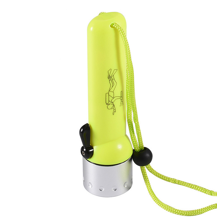 Led Magnetic Control Waterproof Flashlight Battery Type Outdoor Emergency Repair Light Plastic Diving Flashlight Wholesale Application Scenario