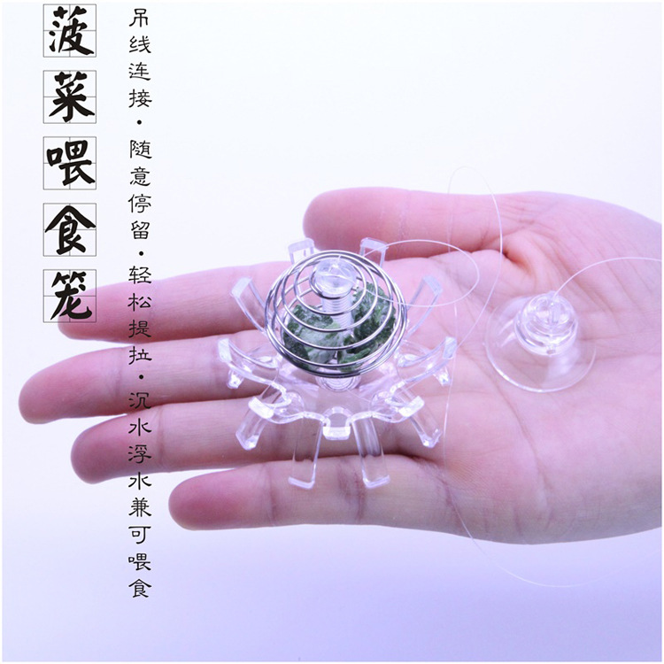 Multi-functional spinach cage, fish and shrimp feeding cage, Moss shelter (crystal shrimp, ornamental shrimp) Application Scenario