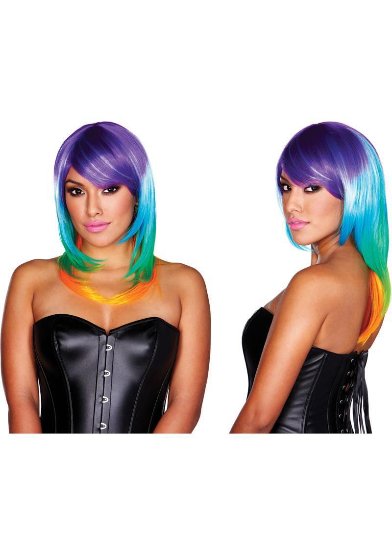 High-temperature silk real hair, exported from Europe, America and Africa, long curly hair, multi-color and multi-color details Picture