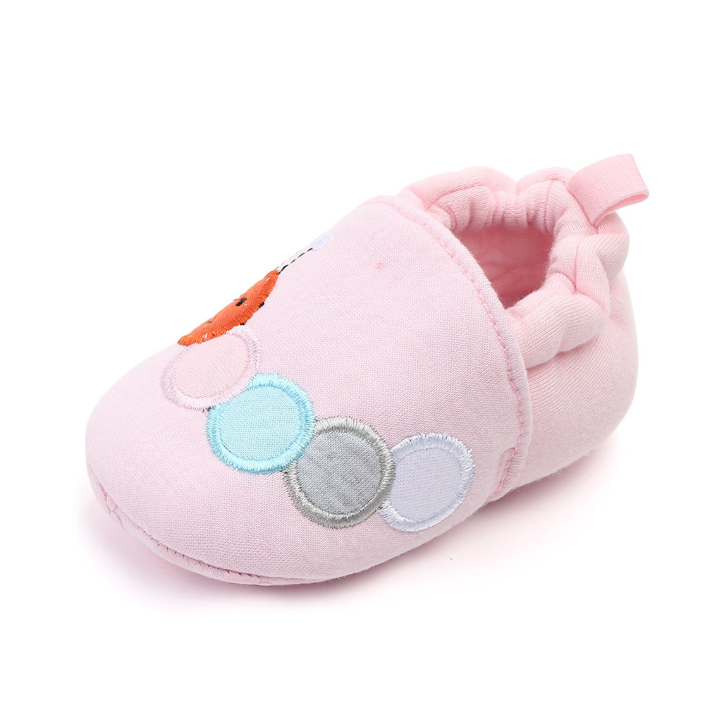New baby walking shoes, soft-soled anti-slip spring and autumn walking shoes that won't fall off, 0-1 year old wholesale 2225 Item Picture