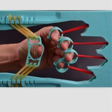 厂家直销指力训练器 手指肌肉握力训练器 老人男女通用拉力器批发