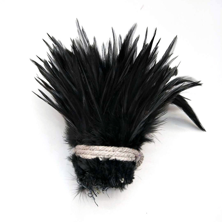 Hunan origin: 5-6-inch colorful chicken feathers, cat toys, dream catchers, hat flower accessories, DIY feathers Item Picture
