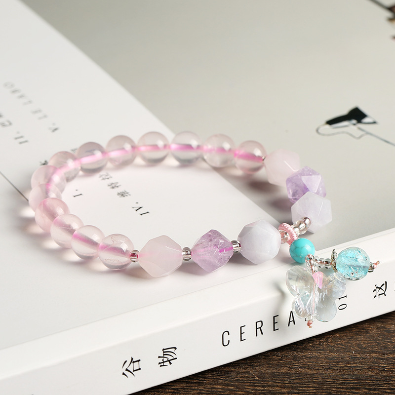 爆花晶草莓晶/粉晶串珠产品图