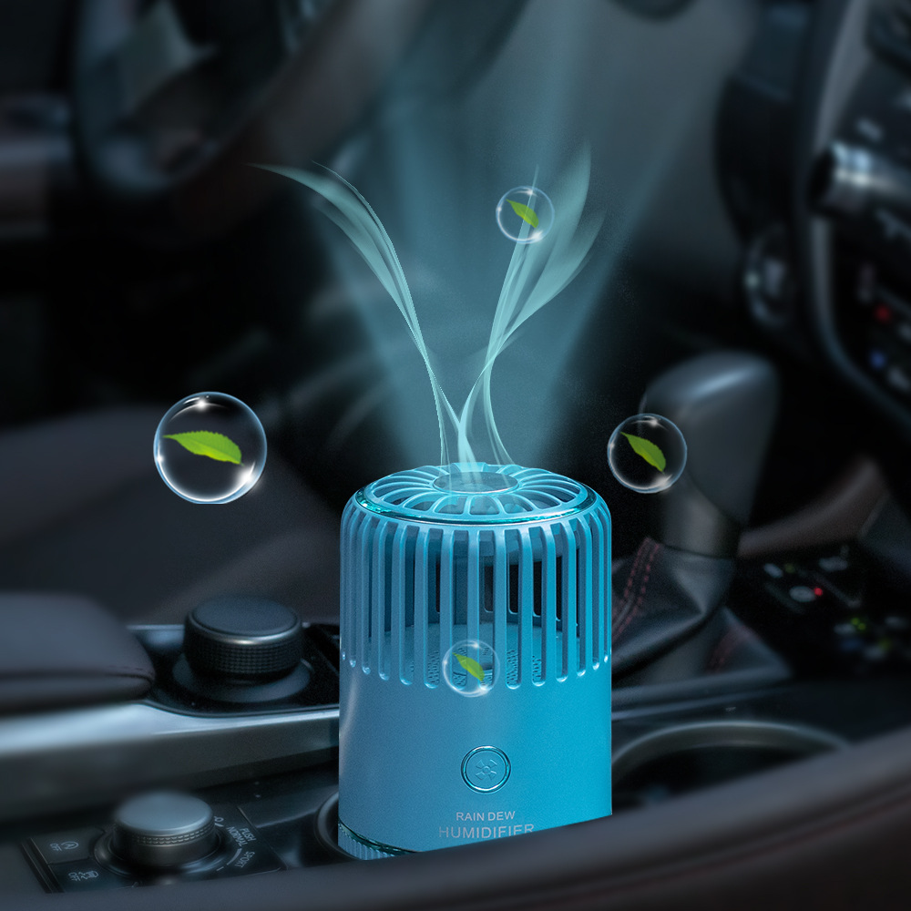 The new Raindrop Space Humidifier and cleaner is a car and household silent odor-removing usb humidifier Specification image