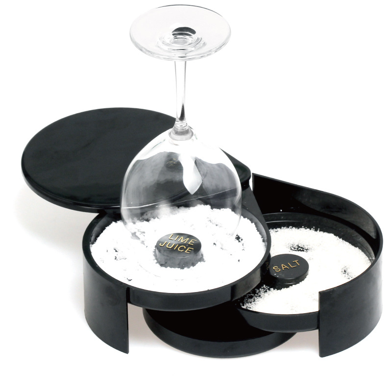 现货批发/三层塑料盐边/沾盐器糖边盒产品图