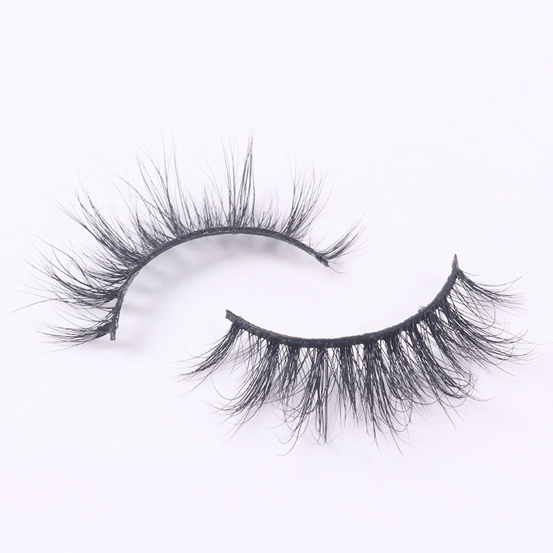 Small eyelashes, crossed and messy eyelashes, wholesale false eyelashes, various models, slender and long 3D mink hair Specification image