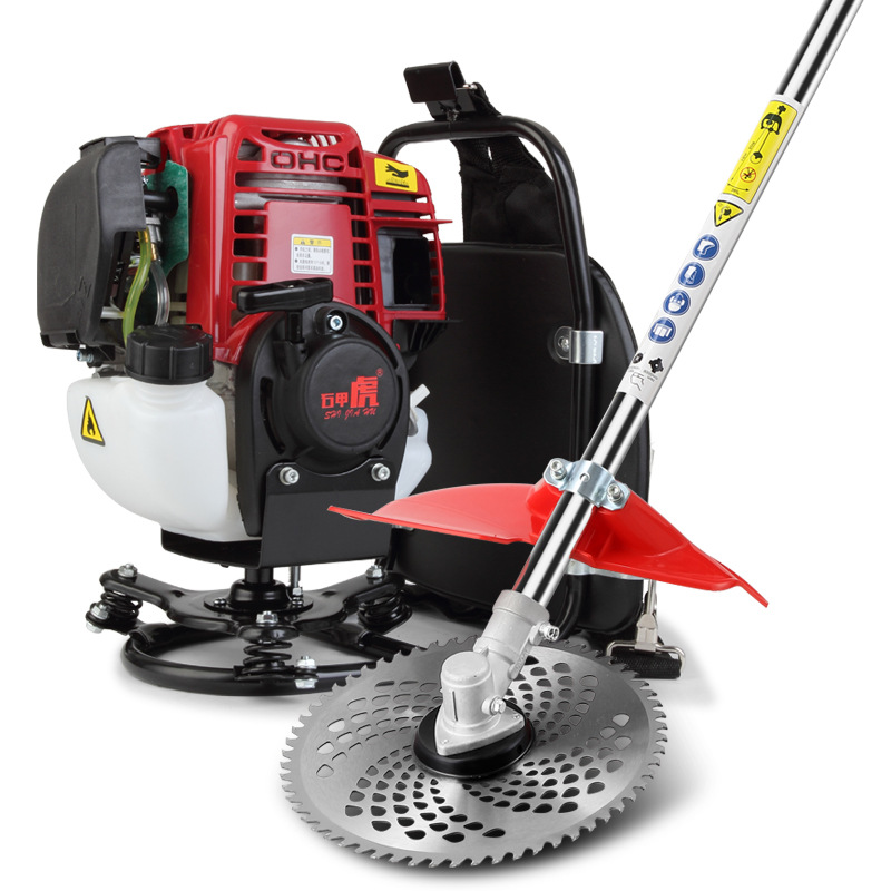 Mower Four-Stroke Knapsack Type Small Household Weeding And Mowing Machine With High Power And Multi-Functional Agricultural Clearing And Weeding Application Scenario